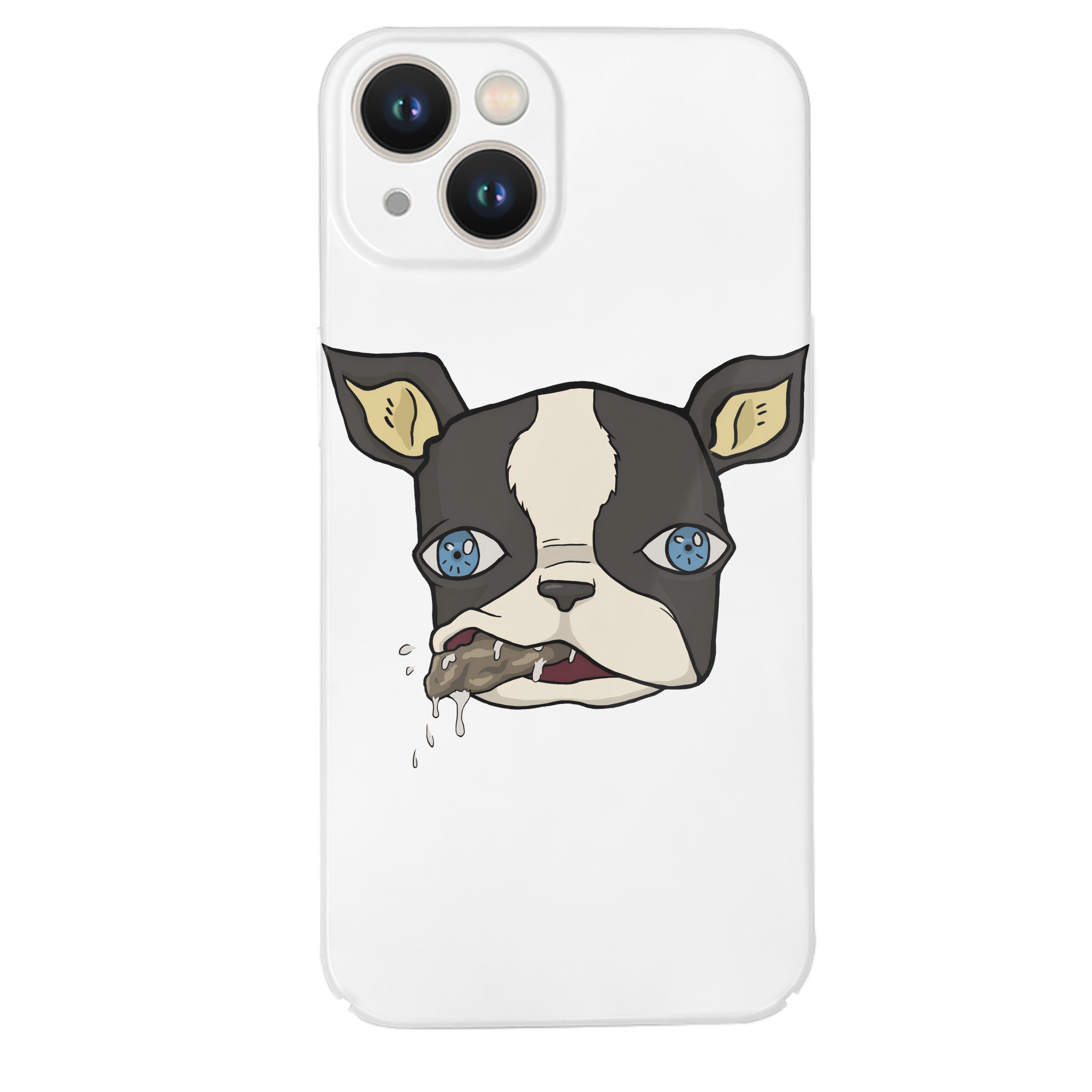 （画像用） ジョジョの奇妙な冒険 イギー JoJo's Bizarre Adventure Iggy 【iPhone 14シリーズ対応】ハードケース